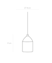 COLGANTE SERAFINA SMALL BLANCO