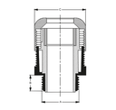 PRENSACABLE NYLON   5/8"
