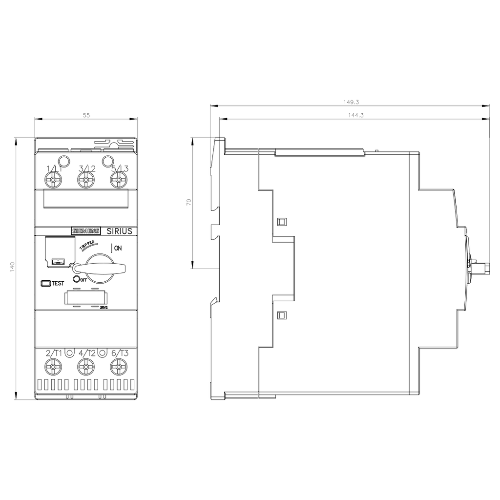 GUARDAMOT.SIEMENS 42-52A 3RV-T2