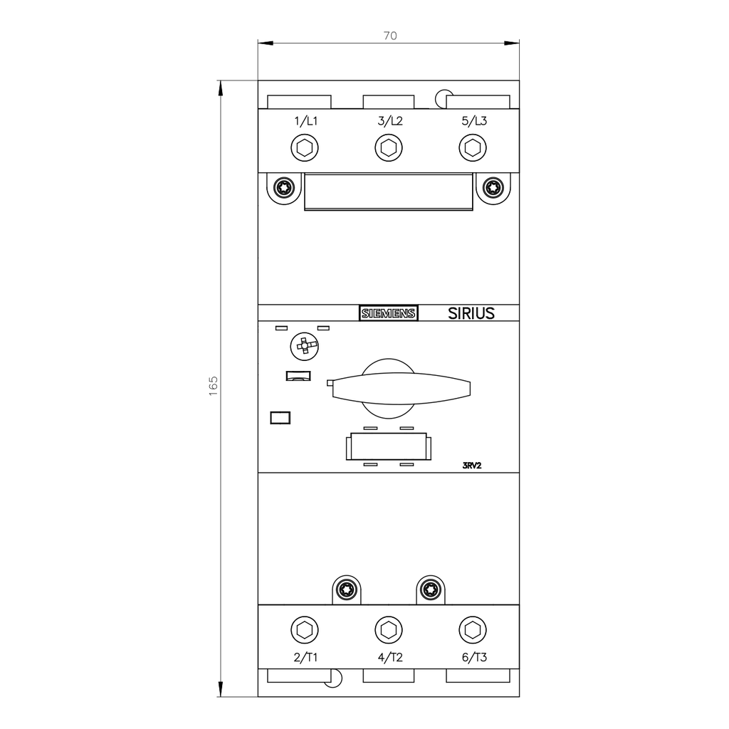 GUARDAMOT.SIEMENS 45-63A 3RV-T3     