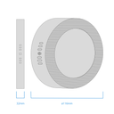 PLAFÓN LED CIRCULAR  6W 6000K